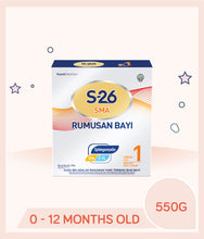 Load image into Gallery viewer, S-26 SMA Step 1 550g is for kids 0 to 12 months old