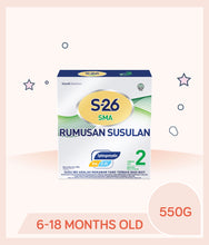 Load image into Gallery viewer, S-26 SMA Step 2 550g is for kids 6 to 18 months old