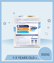 Load image into Gallery viewer, Back view of S-26 Gold Progress 550g BIB with nutritional and product info