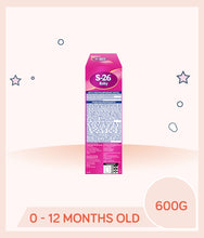 Load image into Gallery viewer, Side view of S-26 Step 1 600g BIB with ingredient list