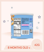 Load image into Gallery viewer, Nutrition facts of Gerber Lil Crunchies Apple Sweet Potato 42g Canister