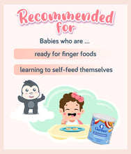 Load image into Gallery viewer, Gerber Lil Crunchies Apple Sweet Potato recommended for babies ready for finger foods and self-feed