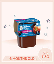 Load image into Gallery viewer, Front view of Gerber Prune Apple tub packaging