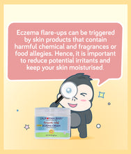 Load image into Gallery viewer, Information about skin products with harmful chemicals and fragrances may cause Eczema flare-ups