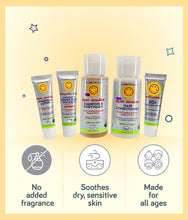 Load image into Gallery viewer, California Baby Super Sensitive sample pack has no added fragrance, soothes dry and sensitive skin