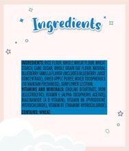 Load image into Gallery viewer, Ingredients used for Gerber Puffs Blueberry 42g Canister