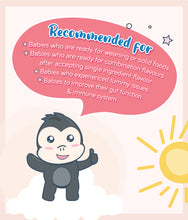 Load image into Gallery viewer, Gerber Powerblend Probiotic Cereal Oatmeal, Lentil, Carrots & Apples 227g recommended for babies ready for solid foods, experienced tummy issues and improve gut function