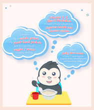 Load image into Gallery viewer, Gerber Powerblend Probiotic Cereal Oatmeal, Lentil, Carrots & Apples 227g contains plant-based ingredients with essential nutrients for growth development