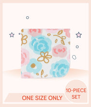 Load image into Gallery viewer, Light pink Gerber Girls Princess Washcloths with floral design