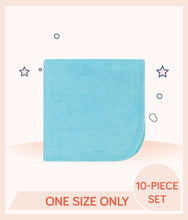 Load image into Gallery viewer, Teal Gerber Girls Princess Washcloths in one size only