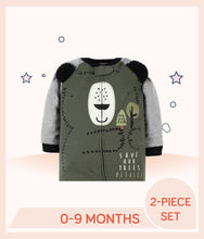 Load image into Gallery viewer, Close up of bear face art with "Save Our Trees Please" text