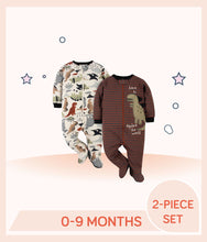 Load image into Gallery viewer, Gerber 2-Pack Baby Boys Dino Sleep 'N Plays for 0 to 9 months