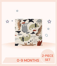 Load image into Gallery viewer, Beige clothing with allover dino print