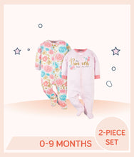 Load image into Gallery viewer, Gerber 2-Pack Baby Girls Princess Sleep 'N Plays for 0 to 9 months