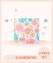 Load image into Gallery viewer, Focus of pink blue floral print design