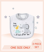 Load image into Gallery viewer, Gerber Baby & Toddler Neutral Baby Animals Bibs with baby animals cartoon