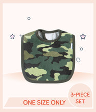 Load image into Gallery viewer, Camo design of Gerber Boys Bear Bibs