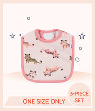 Load image into Gallery viewer, Pink Gerber Girls Leopard with leopard bibs