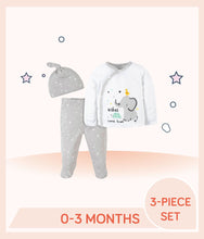 Load image into Gallery viewer, Gerber 3-Piece Baby Neutral Baby Animals Take-Me-Home Set for 0 to 3 months
