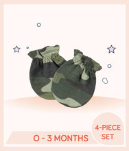 Load image into Gallery viewer, Camo Gerber Baby Boys Bear No Scratch Mittens