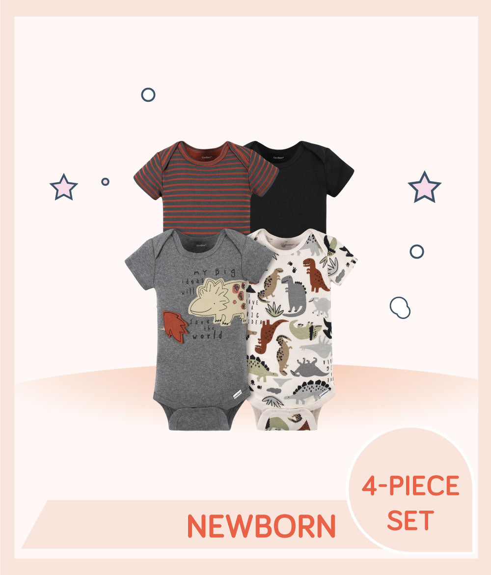 Baby boy short sleeve onesies hot sale