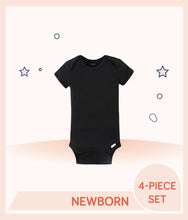 Load image into Gallery viewer, Black Gerber Baby Boys Dino Short Sleeve Onesies® Bodysuit