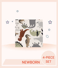 Load image into Gallery viewer, Close up of allover dino print design