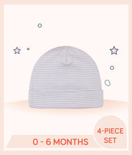 Load image into Gallery viewer, Stripe design of Gerber Baby Girls Bunny Ballerina Cap
