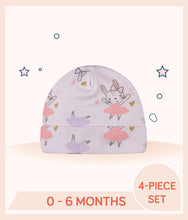 Load image into Gallery viewer, Gerber Baby Girls Bunny Ballerina Cap design