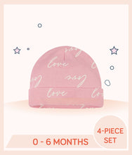 Load image into Gallery viewer, Pink coloured Gerber Baby Girls Bunny Ballerina Cap