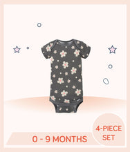 Load image into Gallery viewer, Gerber Baby Girls Short Sleeve Onesies® Bodysuit with daisy print