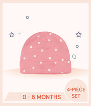 Load image into Gallery viewer, Gerber Baby Girls Princess Cap with white dotted design