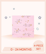 Load image into Gallery viewer, Close up of bodysuit design with allover "shine bright" print