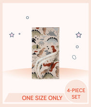 Load image into Gallery viewer, Gerber Boys Dino Flannel Receiving Blanket with dinosaur cartoons