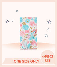 Load image into Gallery viewer, Gerber Girls Princess Flannel Receiving Blankets with flower design