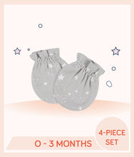 Load image into Gallery viewer, Gerber No Scratch Mittens with white dots