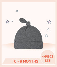 Load image into Gallery viewer, Gray colour baby cap