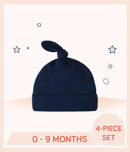 Load image into Gallery viewer, Navy colour baby cap