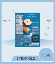 Load image into Gallery viewer, Back view of Gerber Soft Baked Grain Bars Apple Cinnamon 156g box with nutrition facts