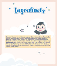 Load image into Gallery viewer, Ingredients of Cerelac Puffs Broccoli & Carrot 25g Pouch