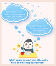 Load image into Gallery viewer, Product selling points of Cerelac Infant Cereal Rice 200g Box