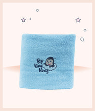 Load image into Gallery viewer, Blue colour Kids Cotton Bath Towel