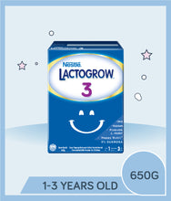 Load image into Gallery viewer, Lactogrow 3 (650g) BIB is for kids 1 to 3 years old