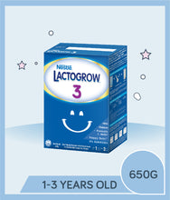 Load image into Gallery viewer, Front tilt view of Lactogrow 3 (650g) BIB