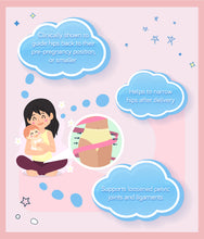 Load image into Gallery viewer, Upspring Shrinkx Hips Ultra Postpartum Hip Compression Belt guide hips back to right position, narrow hips after delivery, support loosened pelvic joints and ligaments