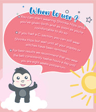 Load image into Gallery viewer, Usage info for Upspring Shrinkx Hips Ultra Postpartum Hip Compression Belt