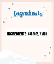 Load image into Gallery viewer, Ingredients of Gerber Natural Carrot Baby Food 113g jar