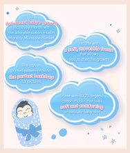 Load image into Gallery viewer, Features of Gerber Baby Neutral Giraffe Monthly Milestone Blanket