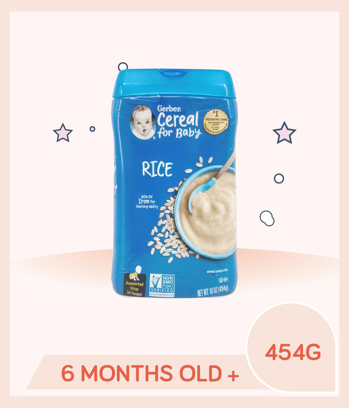 Gerber Single Grain Rice Cereal 454g