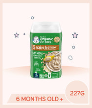 Load image into Gallery viewer, Gerber Organic Cereal Oatmeal Banana 227g Container
